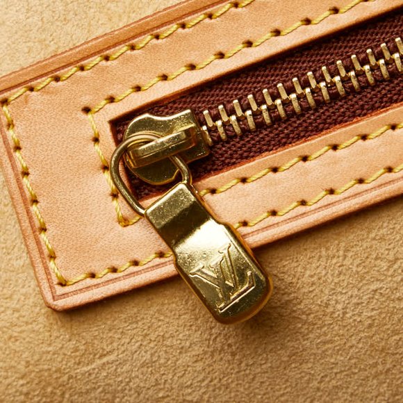 Louis Vuitton Monogram Luco Tote Bag Shoulder M51155 Brown PVC Leather Women'... - Picture 8 of 12